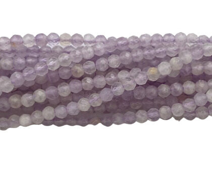 FILI AMETISTA CHIARA, TAGLIO MACCHINA SFACCETTATA