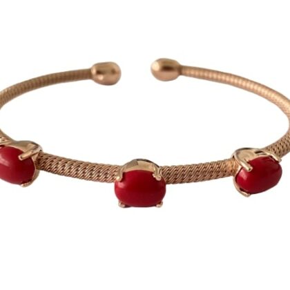 Bracciale in pasta di corallo