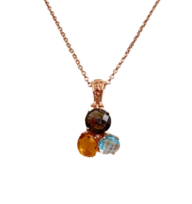 Collana con pietre naturali