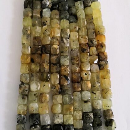 FILI PREHNITE, TAGLIO SFACCETTATO