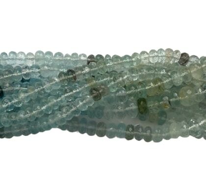 FILI ACQUAMARINA MULTICOLOR ALTA QUALITA', RONDELLA SFACCETTATA