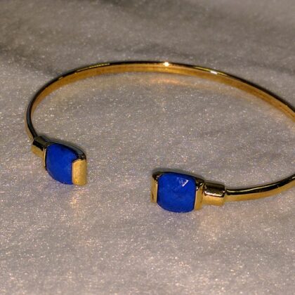 BRACCIALE CON LAPISLAZZULI 12x12