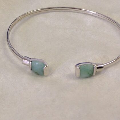 BRACCIALE CON SMERALDO 12x12