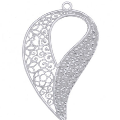 MICROFUSIONE DIAMANTATA CUORE 25*42MM.