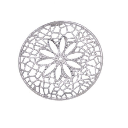 MICROFUSIONE DIAMANTATA CERCHIO CON STELLA 29 MM.