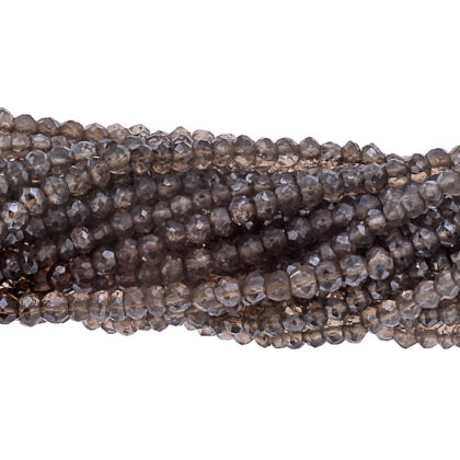 Quarzo brown, macchina laser sfaccettato