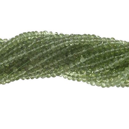 FILI PERIDOTO, TAGLIO MACCHINA SFACCETTATO