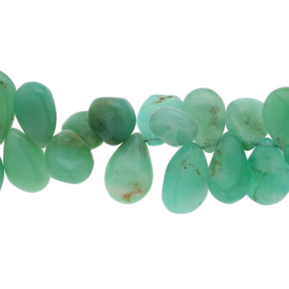 FILI CRISOPRASIO, GOCCIA PIATTA CON FORO