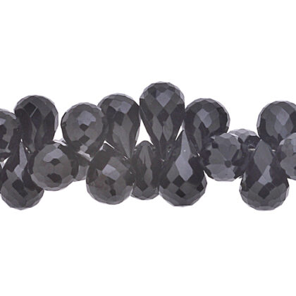 FILI SPINELLO NERO, GOCCIA BRIOLETTE SFACCETTATA