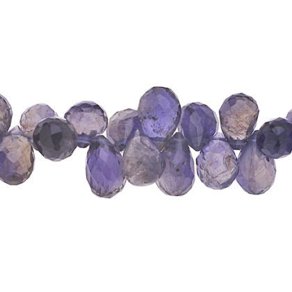 FILI IOLITE, GOCCIA BRIOLETTE SFACCETTATA