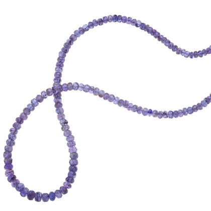 FILI CIANITE, RONDELLE SFACCETTATE