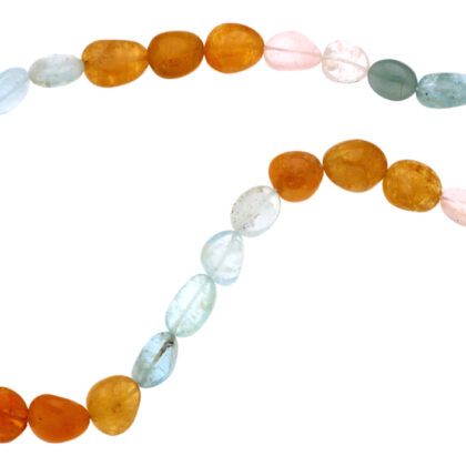 ACQUAMARINA MULTICOLOR, SASSO LISCIO