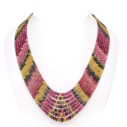 TORMALINA POLICROMA EXTRA, RONDELLA SFACCETTATA