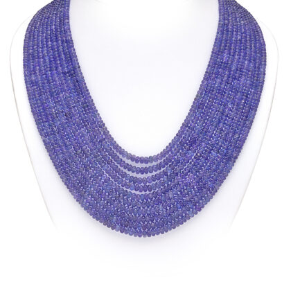 TANZANITE EXTRA, RONDELLA SFACCETTATA