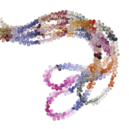 FILI ZAFFIRO MULTICOLORE, GOCCIA BRIOLET