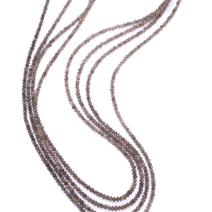 Diamante brown, rondelle sfaccettate