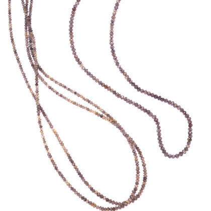 Diamante grigio chiaro, rondelle sfaccettate