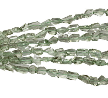 FILI AMETISTA VERDE, SASSI SFACCETTATI TAGLIO LASER