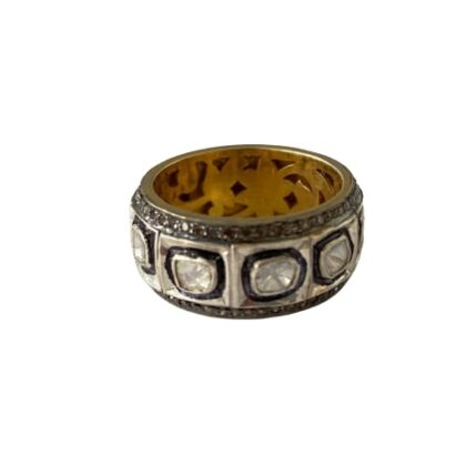 Anello in argento 925 con diamanti