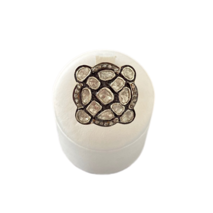 Anello in argento 925 con diamanti