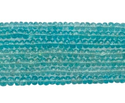 FILI APATITE, RONDELLA SFACCETTATA