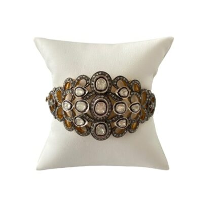 Bracciale in argento 925 con diamanti