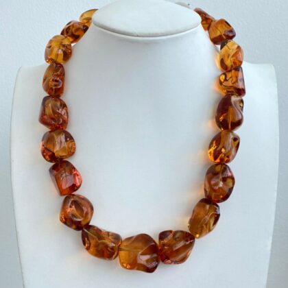 COLLANA IN CITRINO MADERA, ALTA QUALITA'