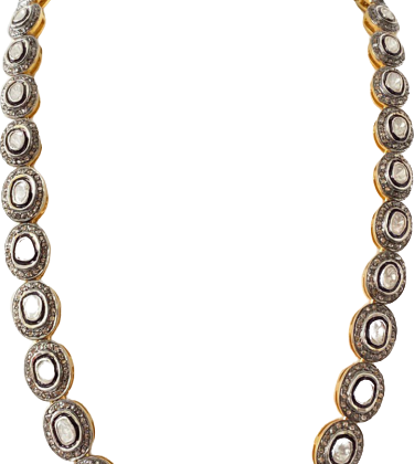 Collana in argento 925 con diamanti