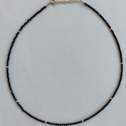 COLLANA SPINELLO NERO
