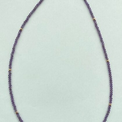 COLLANA AMETISTA SCURA