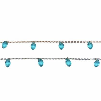 Catena con zirconi tiffany, Taglio a navette