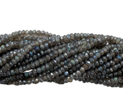 FILI LABRADORITE, TAGLIO MACCHINA SFACCETTATA