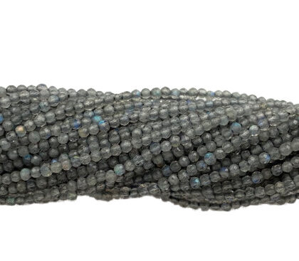 FILI LABRADORITE, TAGLIO MACCHINA SFACCETTATA