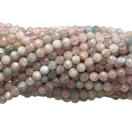 FILI MORGANITE, TAGLIO MACCHINA SFACCETTATO