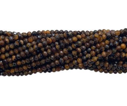 FILI OCCHIO DI TIGRE, TAGLIO MACCHINA SFACETTATO