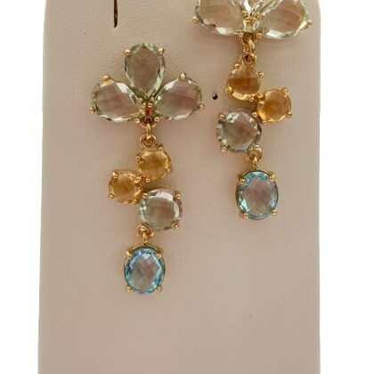 Orecchini con pietre naturali