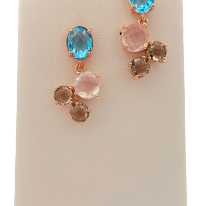 Orecchini con pietre naturali