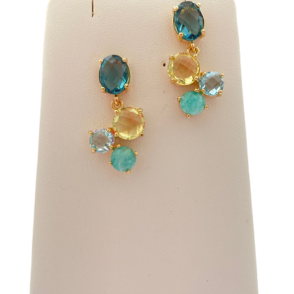 Orecchini con pietre naturali