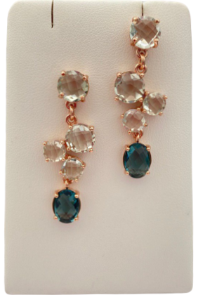 Orecchini con pietre naturali