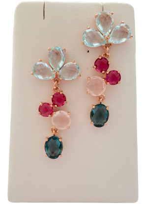 Orecchini con pietre naturali