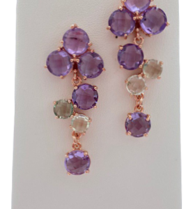 Orecchini con pietre naturali