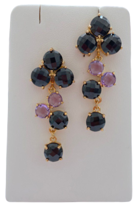 Orecchini con pietre naturali