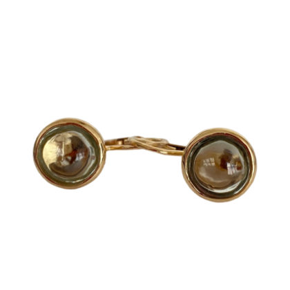 Natural stones earrings, cabochon cut