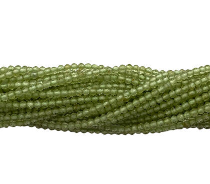 FILI PERIDOTO, TAGLIO MACCHINA SFACCETTATO