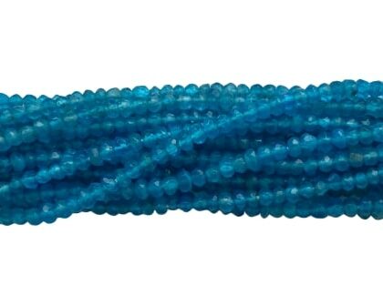 FILI APATITE NEON, RONDELLA SFACCETATA