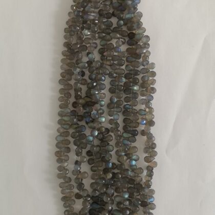 FILI LABRADORITE GRIGIA, BRIOLETTE