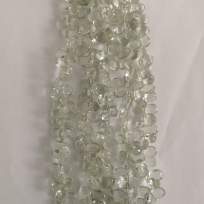 FILI AMETISTA VERDE, SFACCETTATA PIATTA