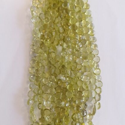 FILI QUARZO LEMON, SFACCETTATA CASTAGNA