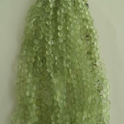 FILI PREHNITE, SFACCETTATA CASTAGNA