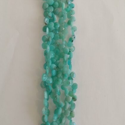 FILI AMAZZONITE, SFACCETTATA CASTAGNA